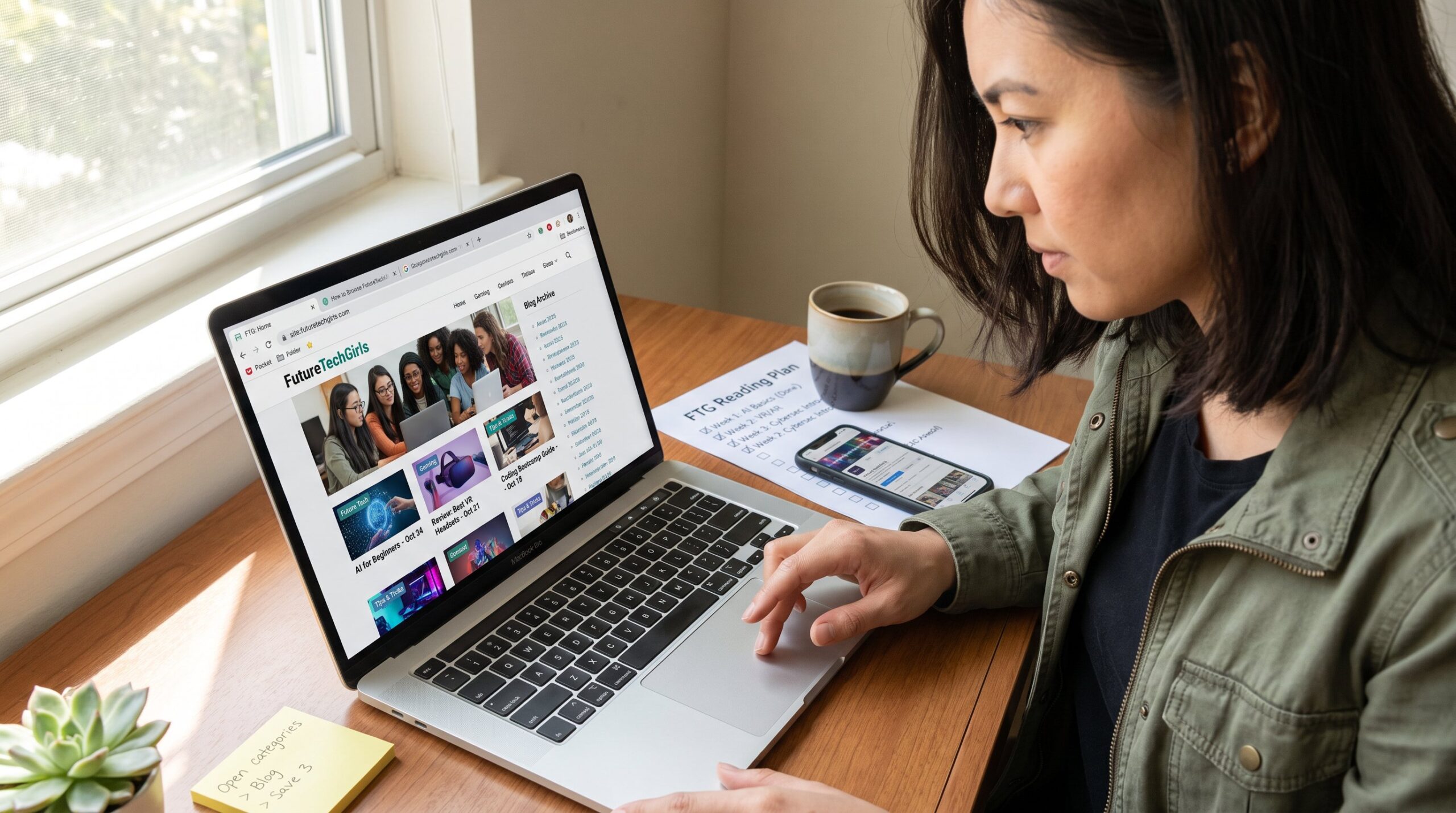 How to Browse FutureTechGirls Tips and Tricks